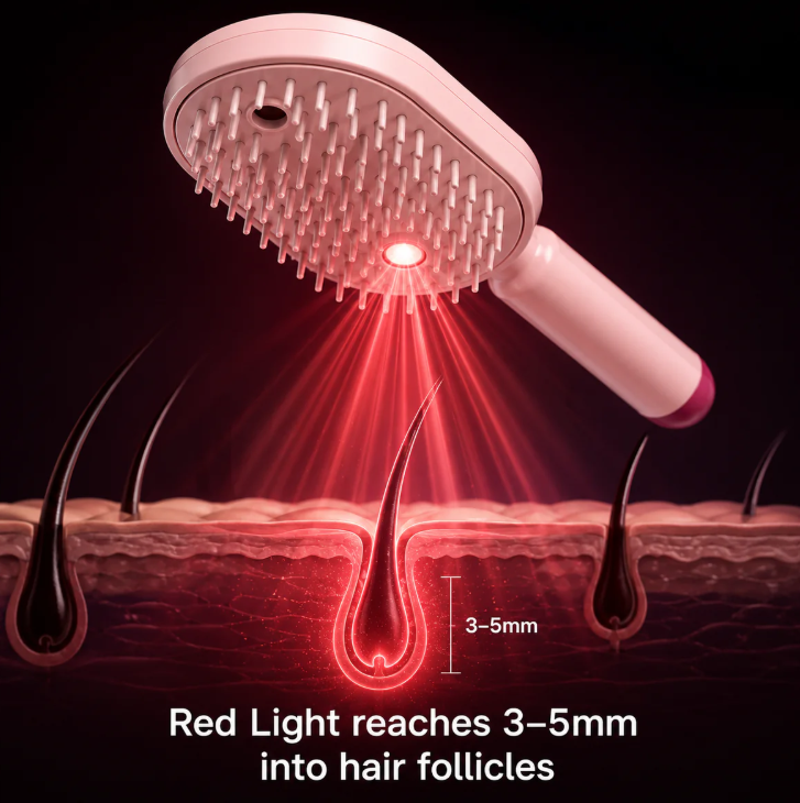 Velia™ Steam Mist Brush — Salon-Smooth Hair, Anytime